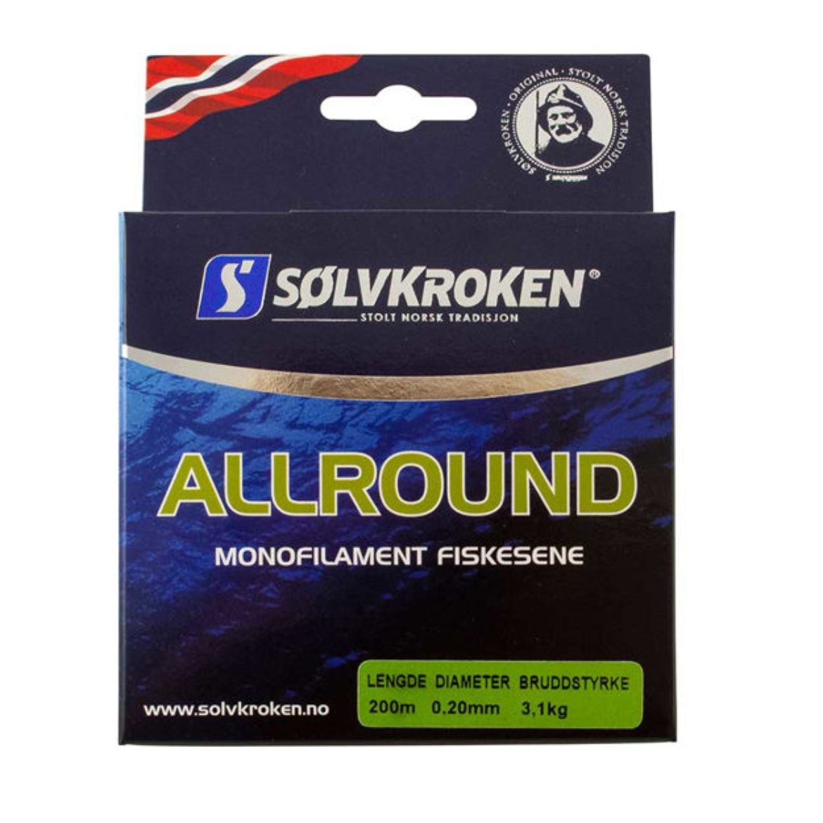 Bilde av Sølvkroken Fiskesene allround 200m- 25mm Blank